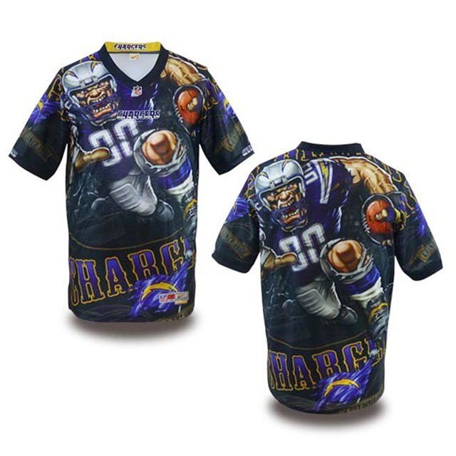 Men's San Diego Chargers Fanatical Fashion Blank Jersey