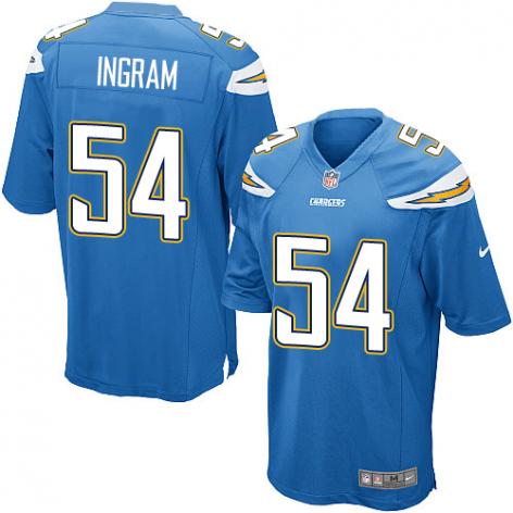 San Diego Chargers #54 Melvin Ingram Blue Alternate Game Jersey