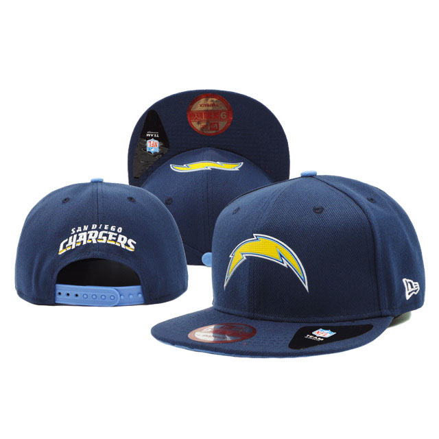 San Diego Chargers New Era Navy Blue On Field Fitted Snapback Hat