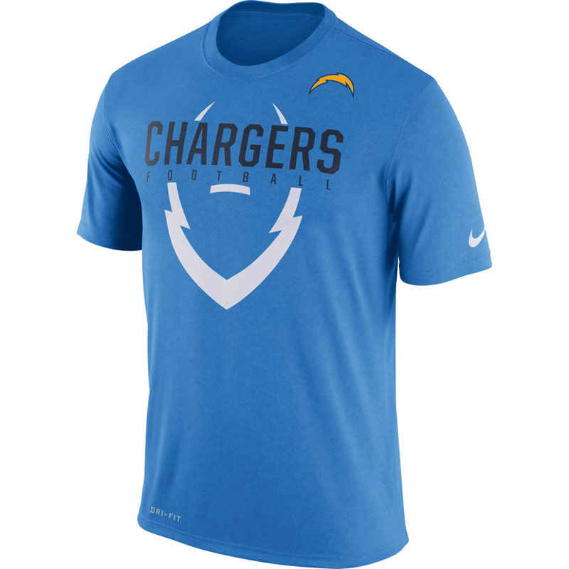 Los Angeles Chargers Powder Blue Legend Icon Dri-FIT T-Shirt