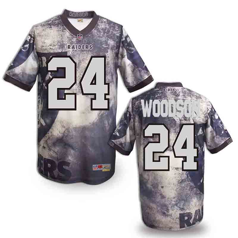 Charles Woodson #24 Oakland Raiders Fanatical Version Jersey