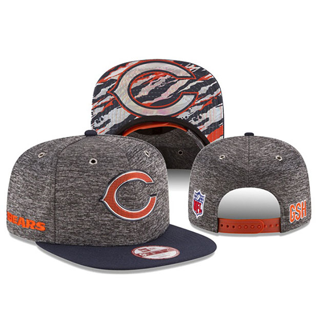 Chicago Bears Black Gray New Era Hat