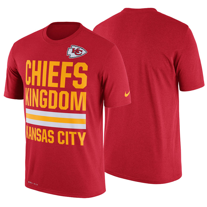 Kansas City Chiefs Red Legend Local Fans Performance T-Shirt