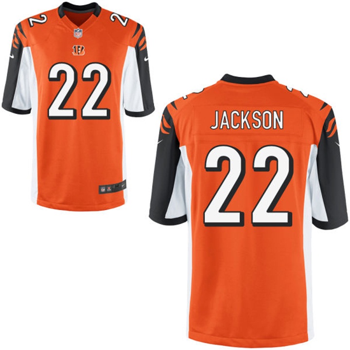 Cincinnati Bengals #22 William Jackson III Orange Game Jersey