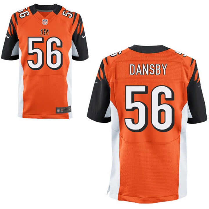 Cincinnati Bengals #56 Karlos Dansby Orange Elite Jersey