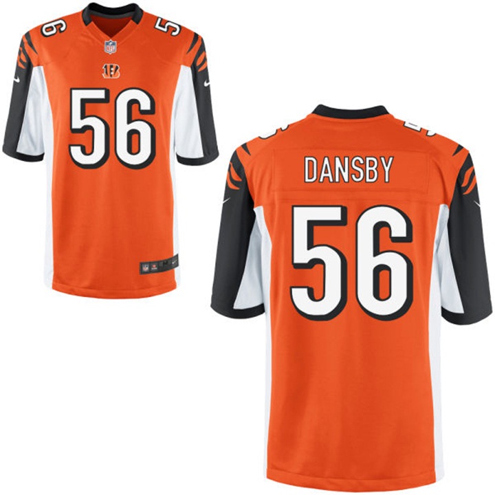 Cincinnati Bengals #56 Karlos Dansby Orange Game Jersey