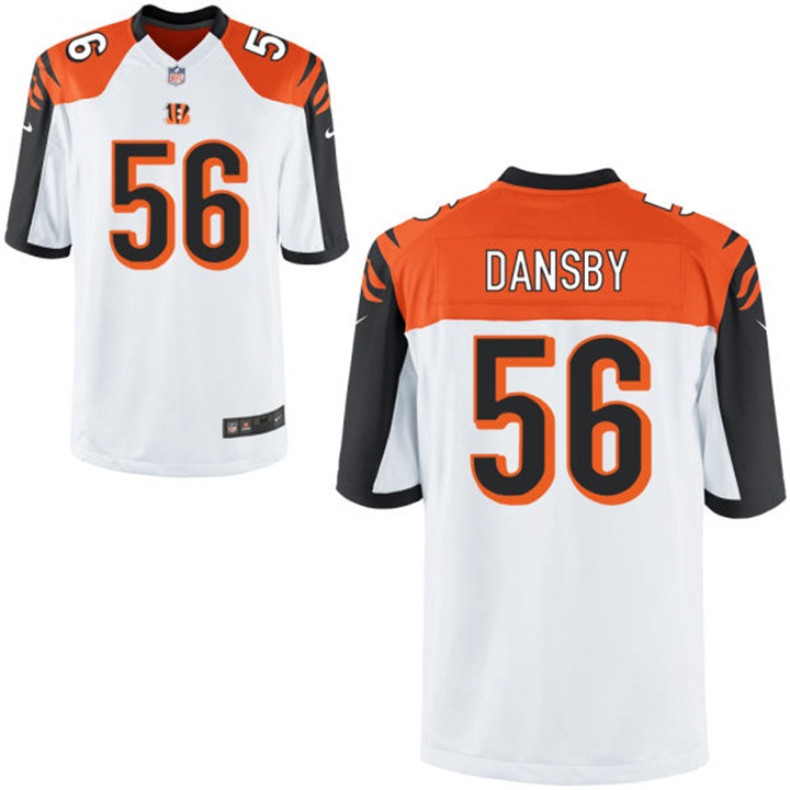 Cincinnati Bengals #56 Karlos Dansby White Game Jersey