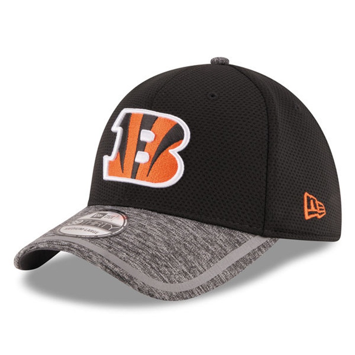 Cincinnati Bengals Black New Era 2016 On Field Training Camp Flex Hat