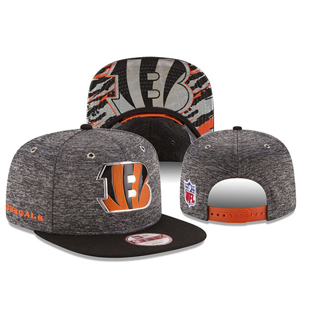 Cincinnati Bengals Black Gray New Era Hat