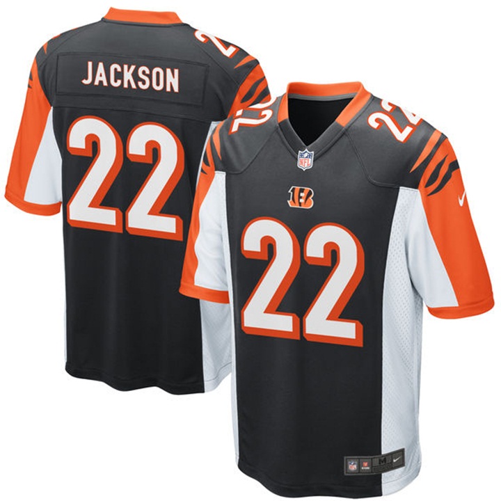 Cincinnati Bengals #22 William Jackson III Black 2016 Draft Pick Game Jersey