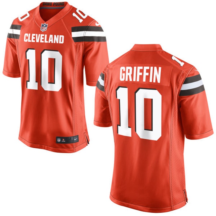 Cleveland Browns #10 Robert Griffin III Orange Game Jersey