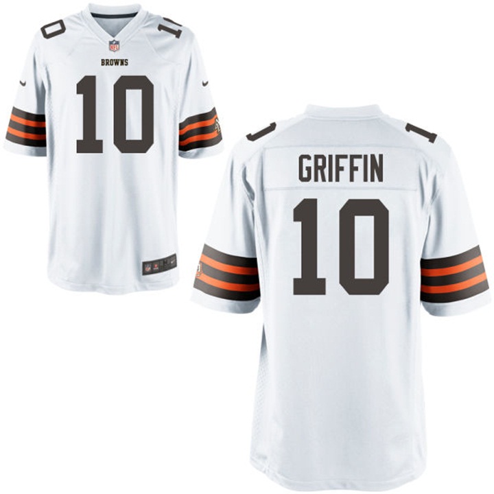 Cleveland Browns #10 Robert Griffin III Historic Logo White Game Jersey