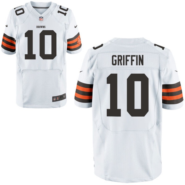 Cleveland Browns #10 Robert Griffin III Historic Logo White Elite Jersey