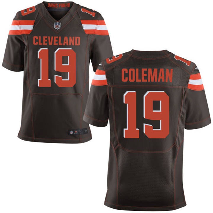 Cleveland Browns #19 Corey Coleman Brown Elite Jersey