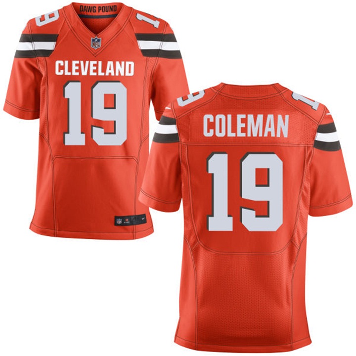 Cleveland Browns #19 Corey Coleman Orange Alternate Elite Jersey