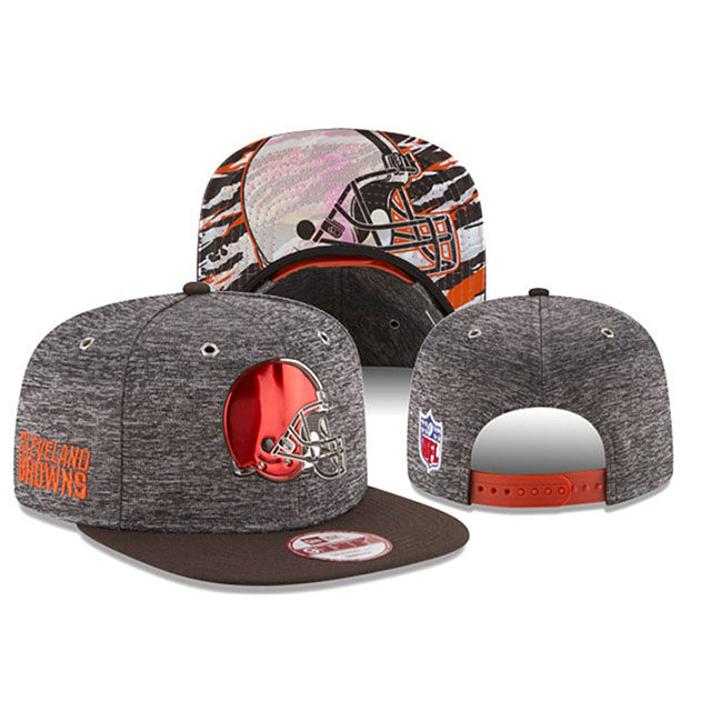 Cleveland Browns Brown Gray New Era Hat