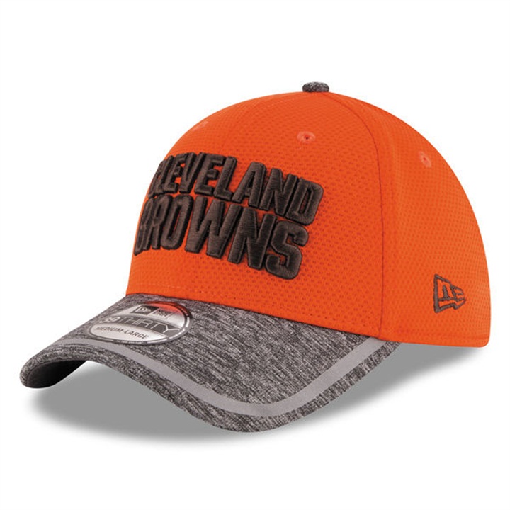 Cleveland Browns Orange New Era 2016 On Field Training Camp Flex Hat