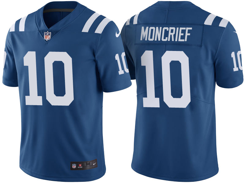 Indianapolis Colts #10 Donte Moncrief Royal Color Rush Limited Jersey - Light Up Thursday Night