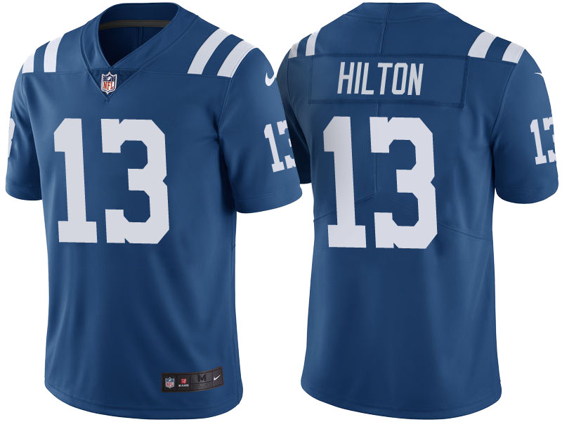 Indianapolis Colts #13 T.Y. Hilton Royal Color Rush Limited Jersey - Light Up Thursday Night