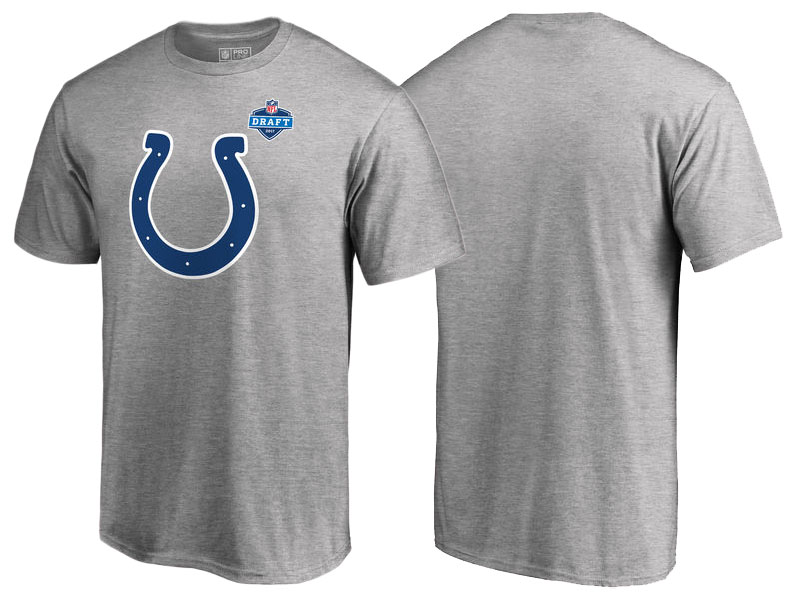 Indianapolis Colts Heather Gray 2017 NFL Draft Athletic Heather T-Shirt