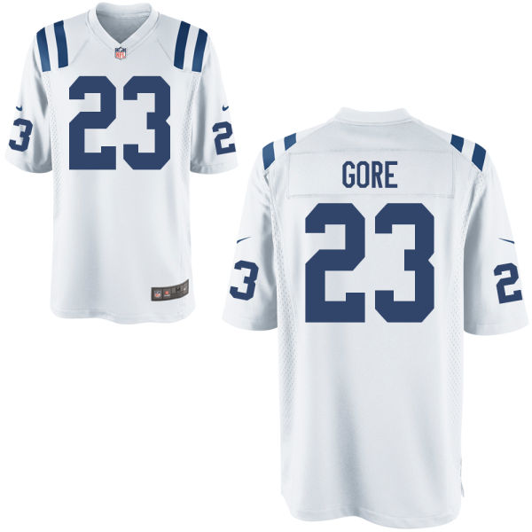 NFL Indianapolis Colts #23 Frank Gore Game White Jersey