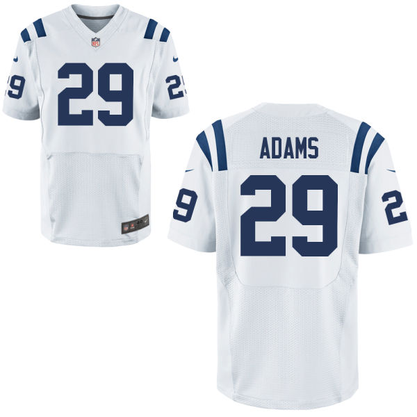 Indianapolis Colts #29 Mike Adams White Elite Jersey