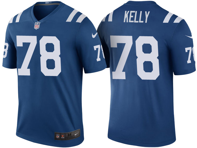 Indianapolis Colts #78 Ryan Kelly Royal Color Rush Legend Jersey