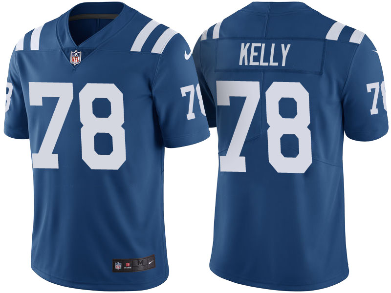 Indianapolis Colts #78 Ryan Kelly Royal Color Rush Limited Jersey - Light Up Thursday Night