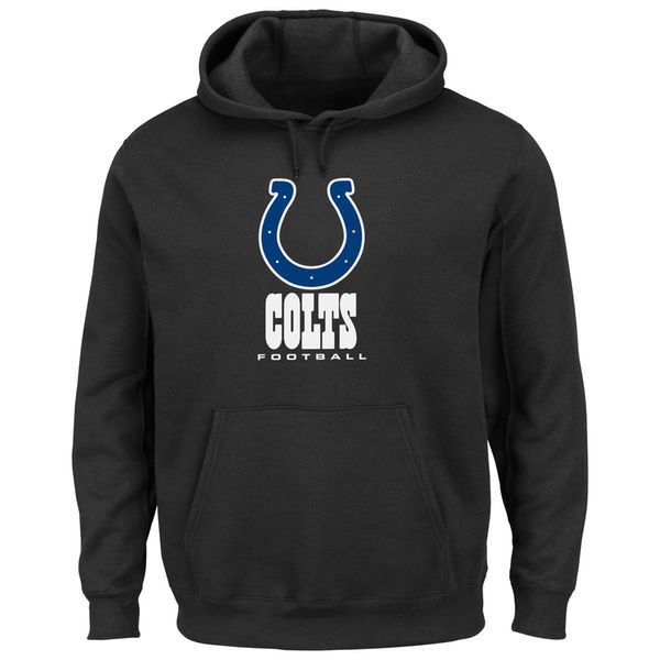 Indianapolis Colts Black Critical Victory Pullover Hoodie