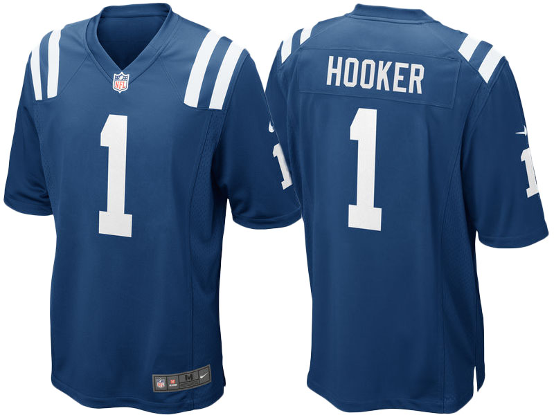 Indianapolis Colts Malik Hooker Royal 2017 Draft Pick Game Jersey