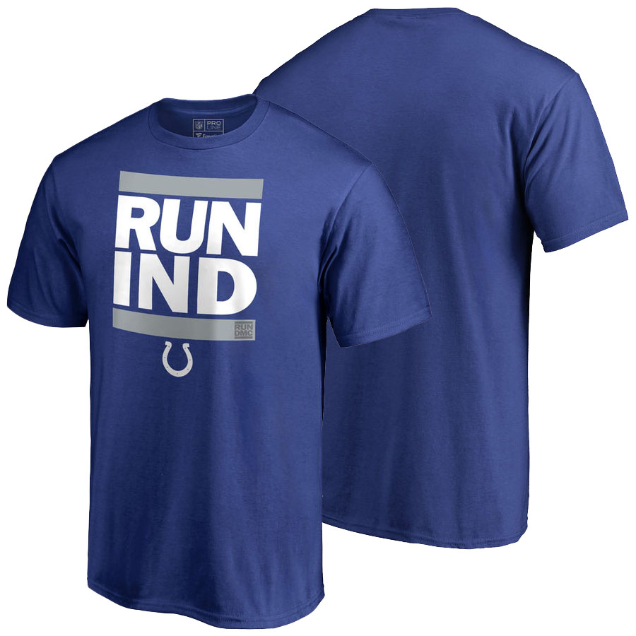 Indianapolis Colts Royal Pro Line RUN-CTY T-Shirt