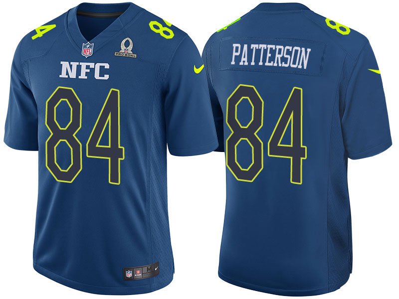 2017 Pro Bowl NFC Cordarrelle Patterson Blue Game Jersey