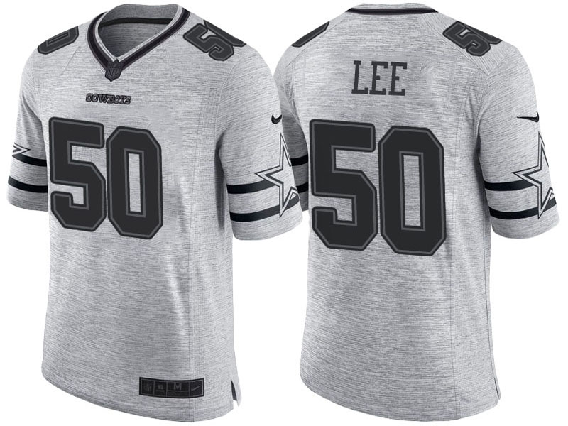 Dallas Cowboys #50 Sean Lee 2016 Gridiron Gray II Limited Jersey