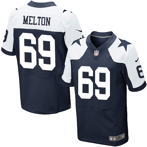 Dallas Cowboys #69 Henry Melton Blue Elite Jersey