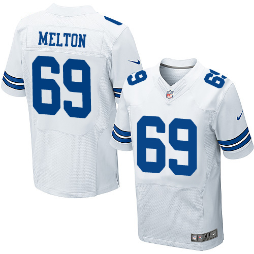 Dallas Cowboys #69 Henry Melton White Elite Jersey