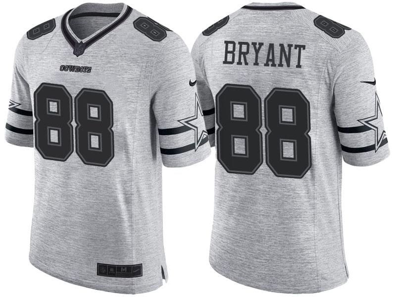 Dallas Cowboys #88 Dez Bryant 2016 Gridiron Gray II Limited Jersey