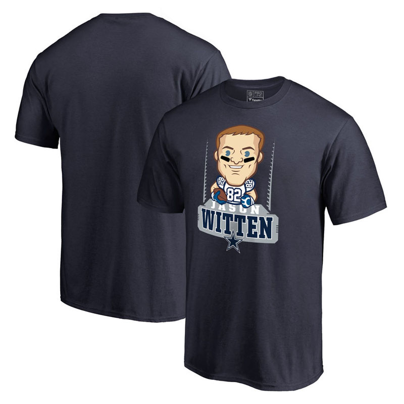 Dallas Cowboys Jason Witten Navy Pro Line Emoji Player T-Shirt