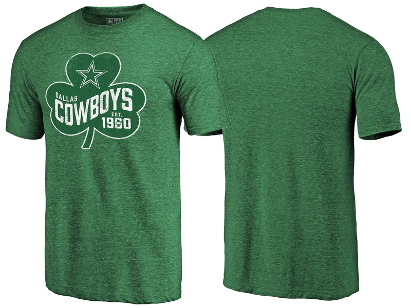 Dallas Cowboys Kelly Green Paddy's Pride St. Patrick's Day T-Shirt