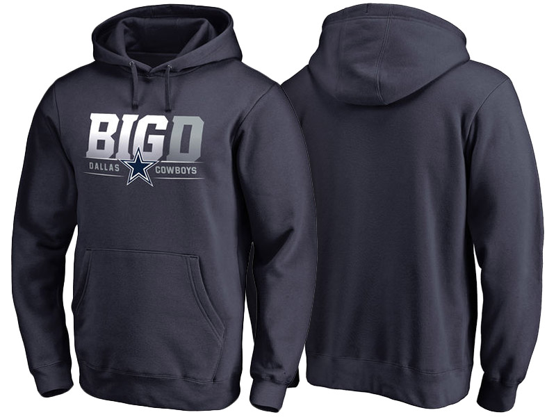 Dallas Cowboys Navy Pro Line Hometown Winter Pullover Hoodie