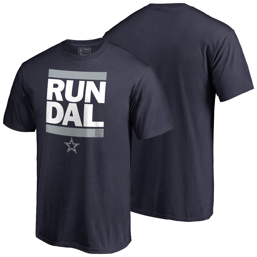 Dallas Cowboys Navy Pro Line RUN-CTY T-Shirt