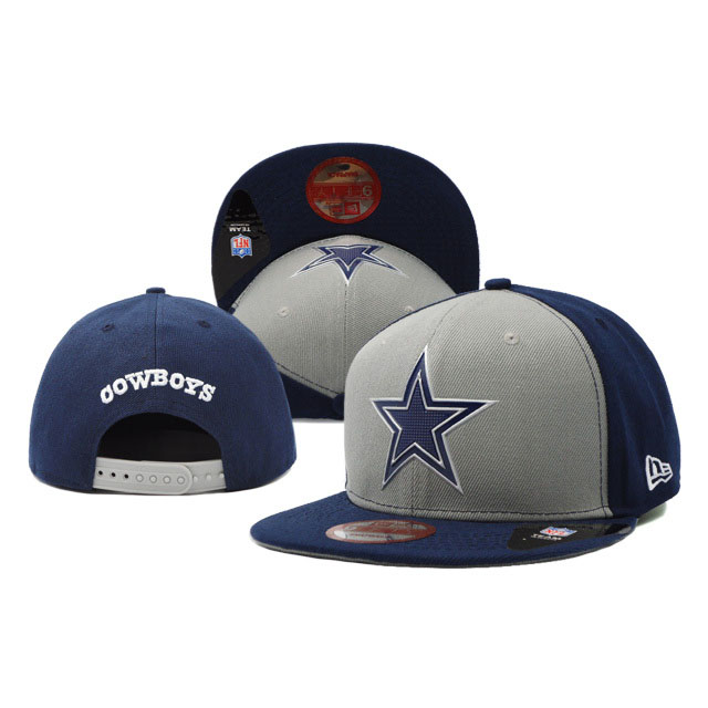 Dallas Cowboys New Era Navy Blue/Gray On Field Fitted Snapback Hat