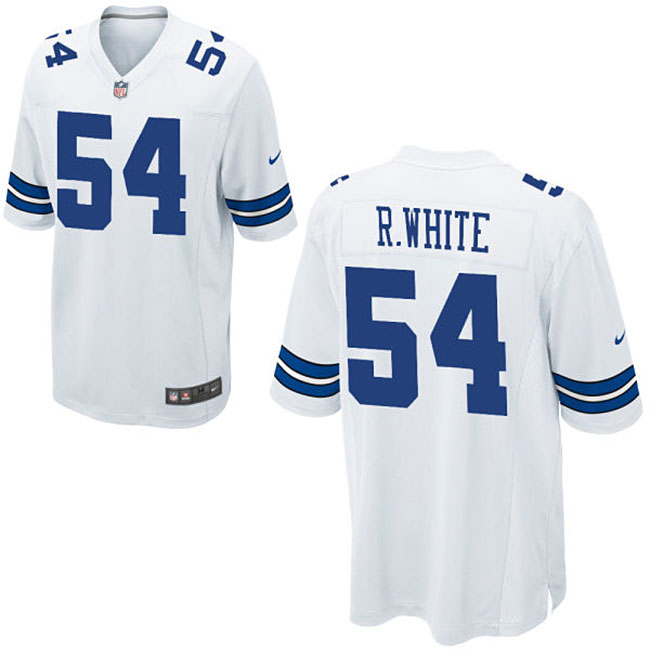 Dallas Cowboys #54 Randy White White Game Jersey