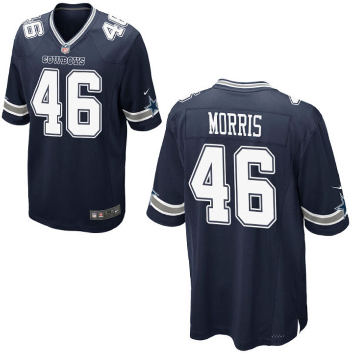 Dallas Cowboys #46 Alfred Morris Navy Blue Game Jersey