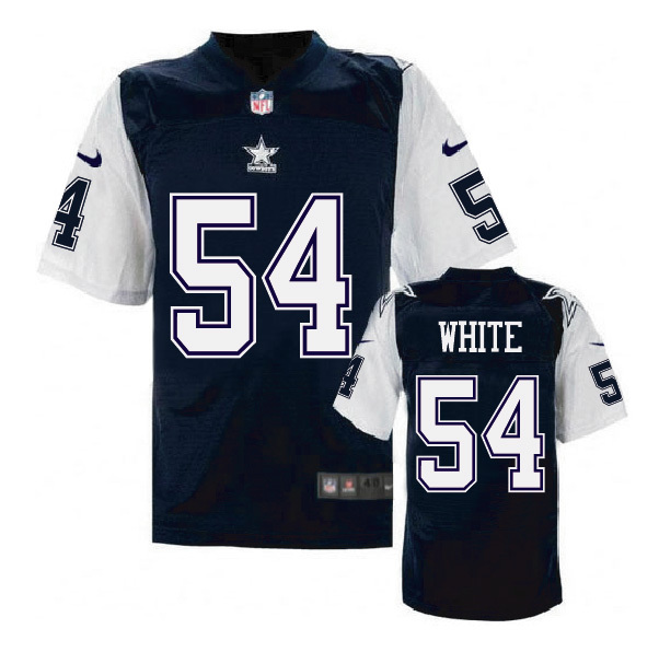 Dallas Cowboys #54 Randy White Navy Throwback Jersey