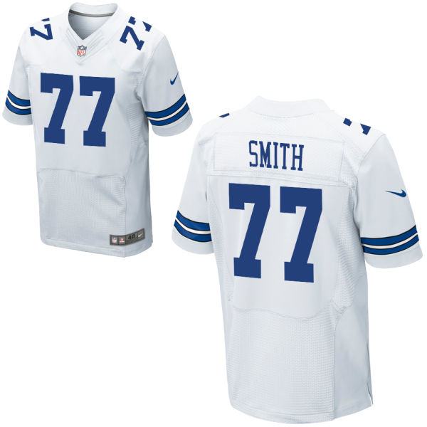 Dallas Cowboys #77 Tyron Smith White Elite Jersey