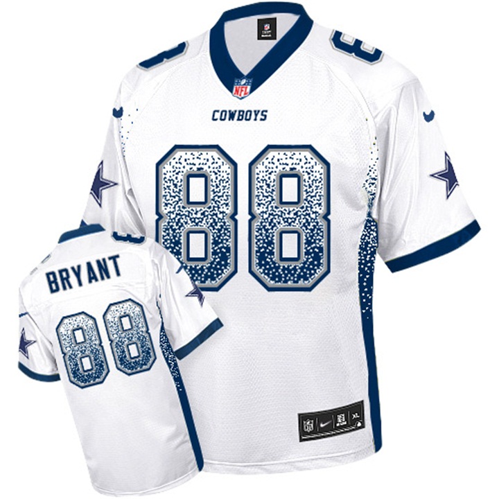 Dallas Cowboys #88 Dez Bryant White Drift Fashion Jersey