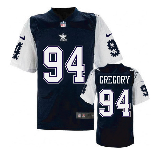 Dallas Cowboys #94 Randy Gregory Navy Throwback Jersey