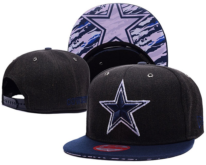 Dallas Cowboys Black/Navy New Era Adjustable Hat