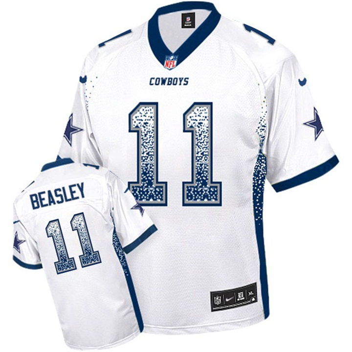 Dallas Cowboys #11 Cole Beasley White Drift Fashion Jersey