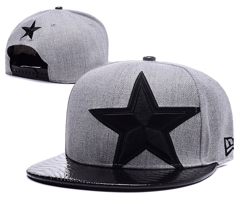 Dallas Cowboys Gray Snapback Adjustable New Era Hat